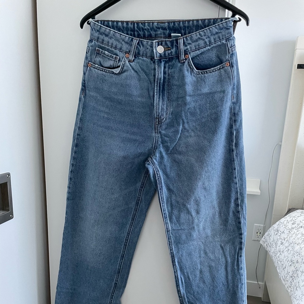 Loose Straight High Waist Jeans